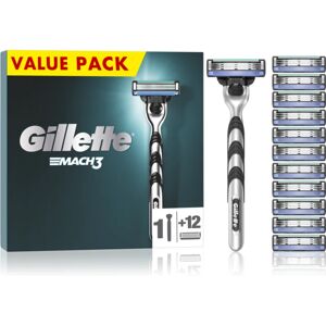 Gillette Mach3 rasoir + lames de rechange 12 pcs - Publicité