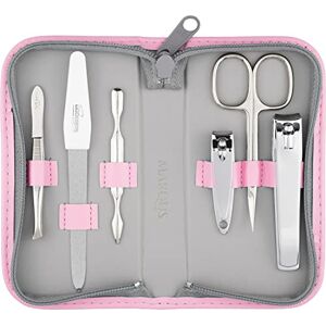 marQus kit manucure Kit pedicure 6 pc. de Solingen Allemagne 2 Coupe ongle, lime a ongles, repousse cuticule, ciseaux ongles, pince à épiler, trousse manucure - Publicité