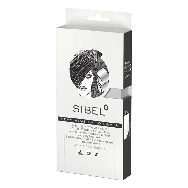 sibel high-light foam silber, 20 x 9,5 cm argento