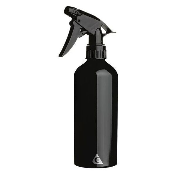 efalock bottiglia spray in alluminio grande nero nero