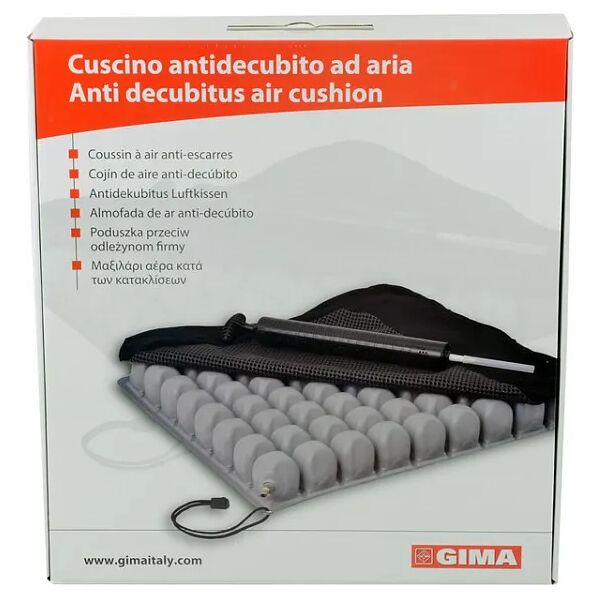 gima cuscino ad aria 45x45x6 cm con cover