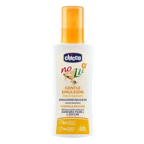 chicco nozzz emulsione delicata insetto repellente antizanzare neonati e bambini 100 ml