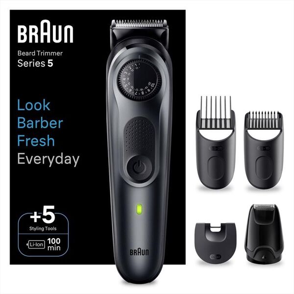 braun regolabarba bt5420-nero