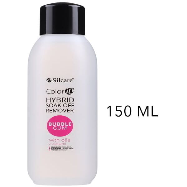 remover 150 ml color it hibrid soak off con oli bubble gum rigenerante