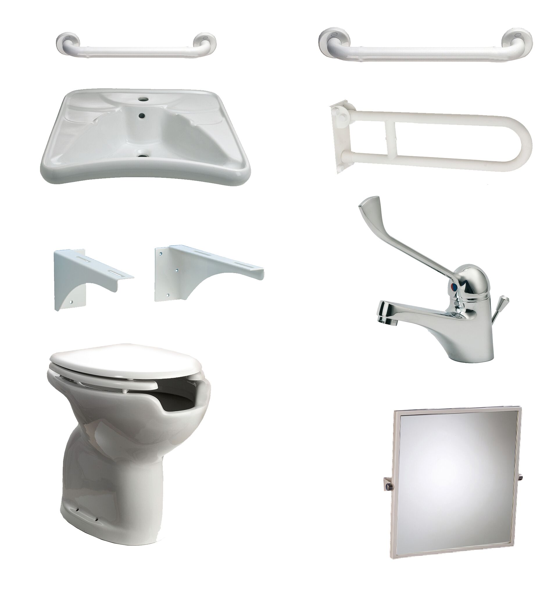 Thermomat Set completo per allestimento bagno disabili a norma - Versione Standard