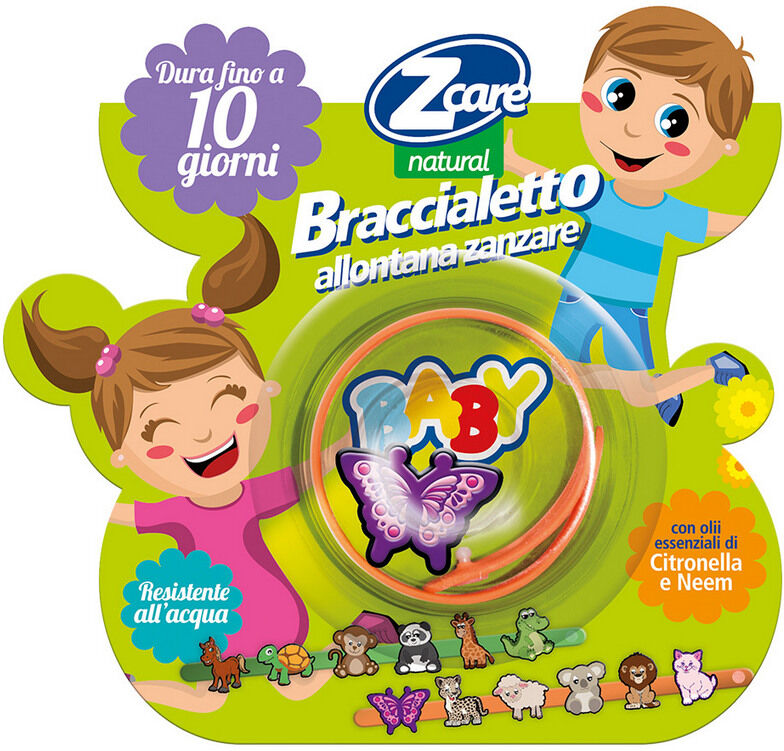 Ibsa Farmaceutici Italia Srl Zcare Natural Baby Braccialetto Allontana Zanzare