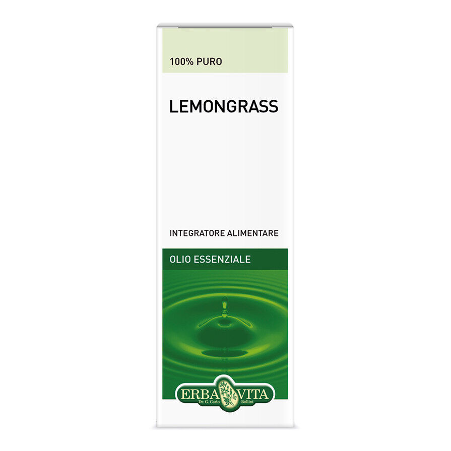 Erba Vita Lemongrass Olio Essenziale 10ml Flacone Erbavita