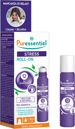 Puressentiel Stress Roller Ai 12 Olii Essenziali 5 ml