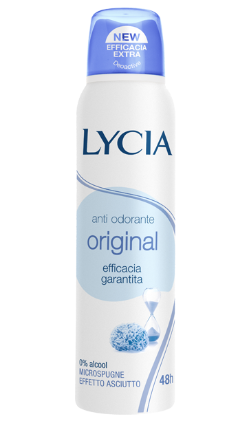 Lycia Spray Gas Antiodorante Profumazione Original 150 ml