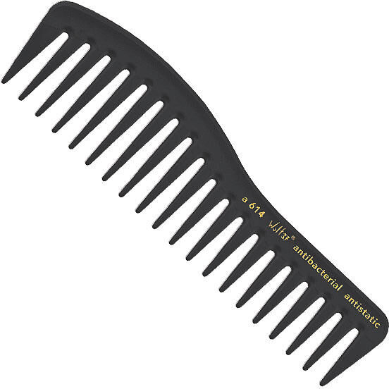 Hercules Sägemann Wolf 37 Ladies' Tress Comb a 614 Nero Nero