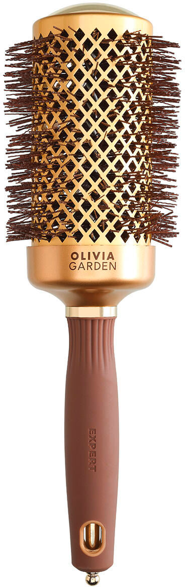 Olivia Garden Expert Blowout Shine Crimped Bristles oro e marrone Ø 55 mm oro e marrone