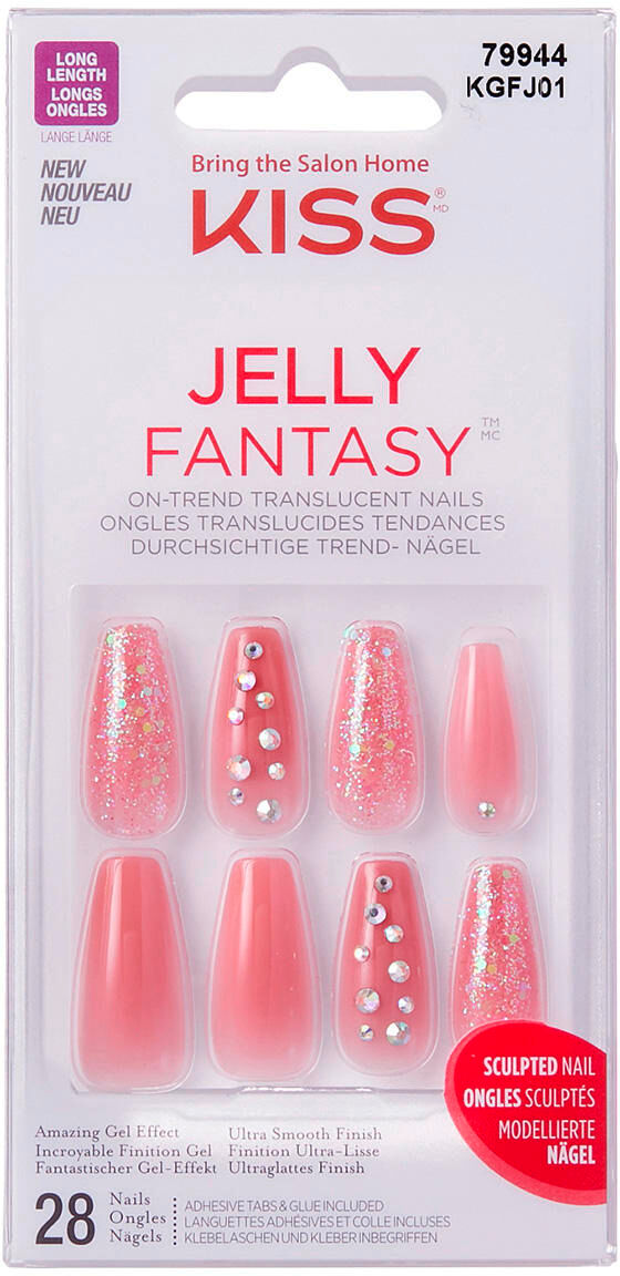 KISS Gel Fantasy Jelly Nails - Be Jelly