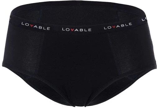 LOVABLE Culotte Da Ciclo Flusso Abbondante Nero Misura Xl Period Panties