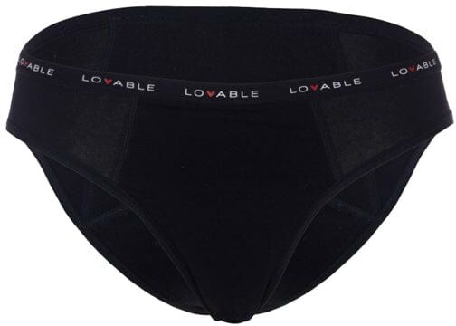 LOVABLE Slip Da Ciclo Flusso Abbondante Nero Misura S Period Panties