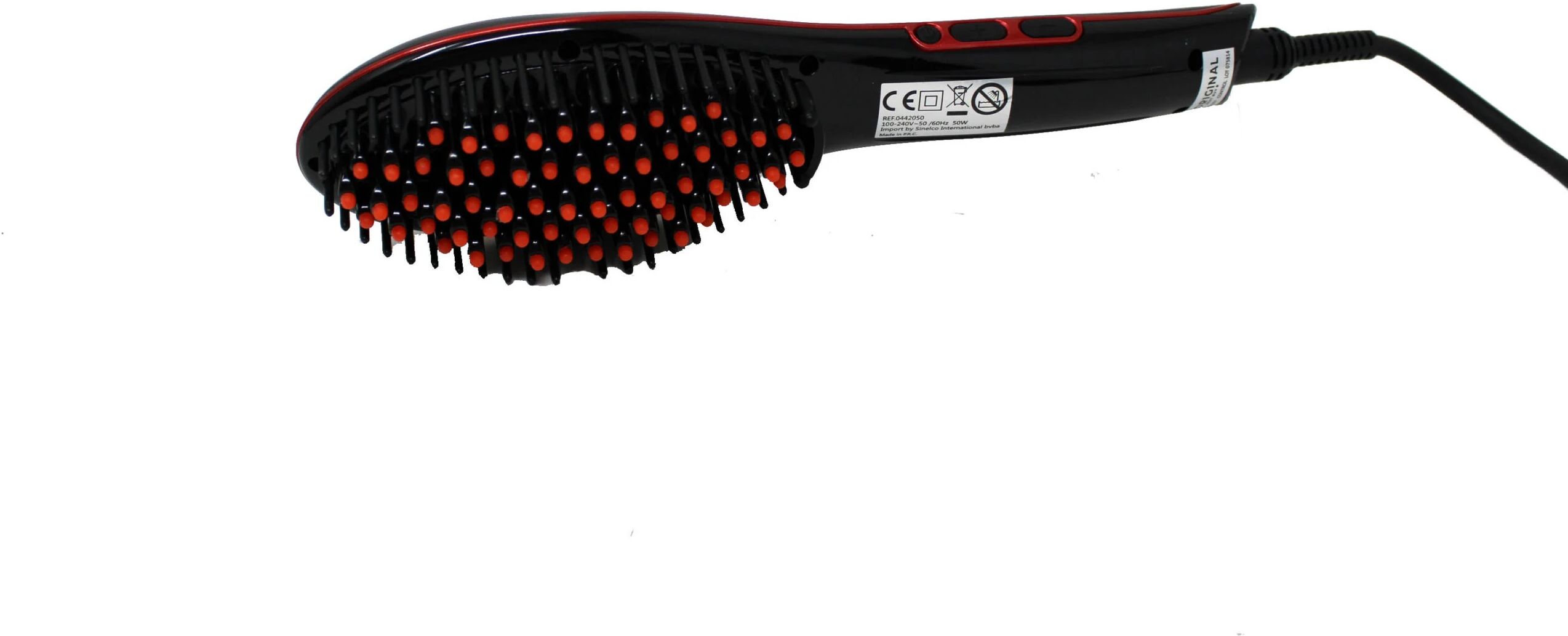 teox professional teox spazzola per capelli elettrica professionale riscaldante lisciante 230°