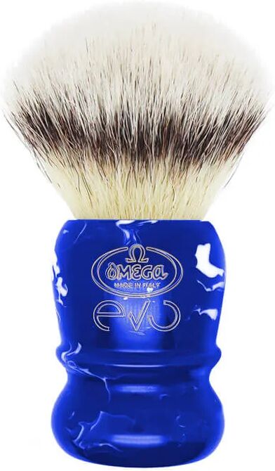 Omega Evo Pennello Da Barba Sapphire Blue In Fibra Sintetica Evo 2.0