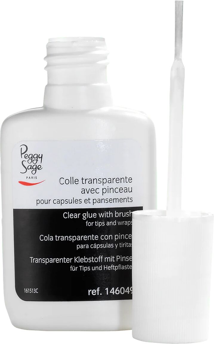 Peggy Sage Colla Trasparente con Pennello per Tips 14,17 gr