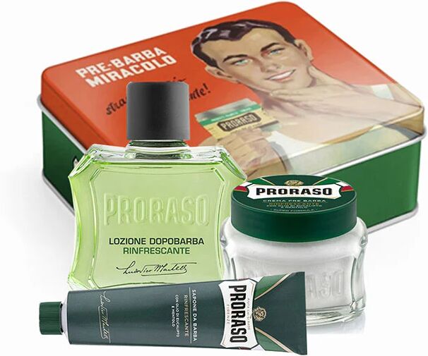 Proraso Set Gino Vintage Collection In Scatola Di Metallo