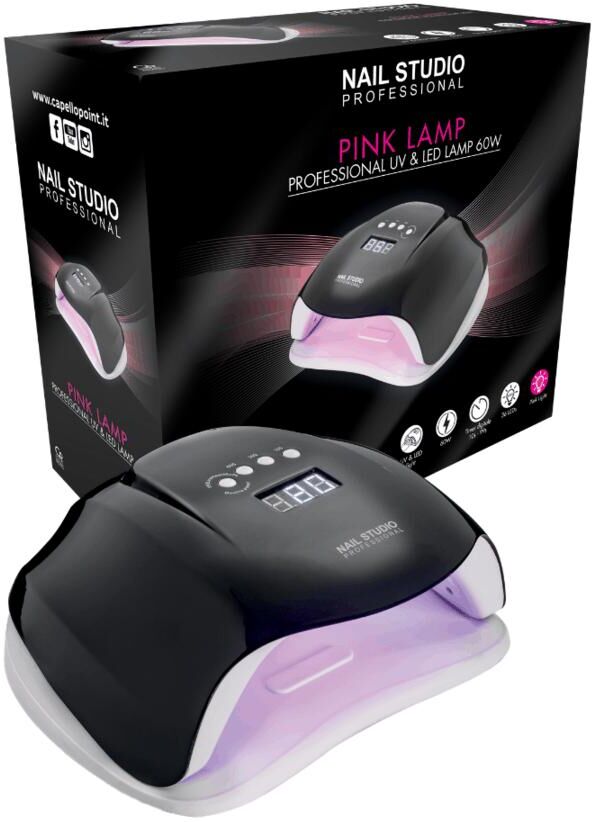 Nail Studio Professional Lampada Digitale UV e LED 60W