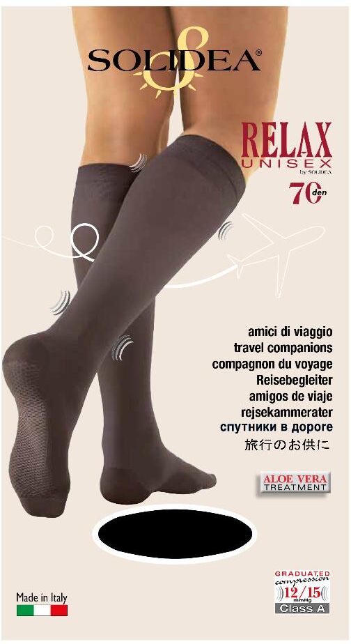 Solidea By Calzificio Pinelli Relax 70 Gamb.Nero 3