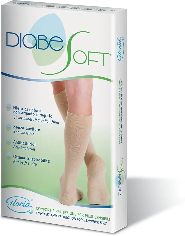 GLORIA Med Diabesoft Gambaletto Taglia S Colore Beige