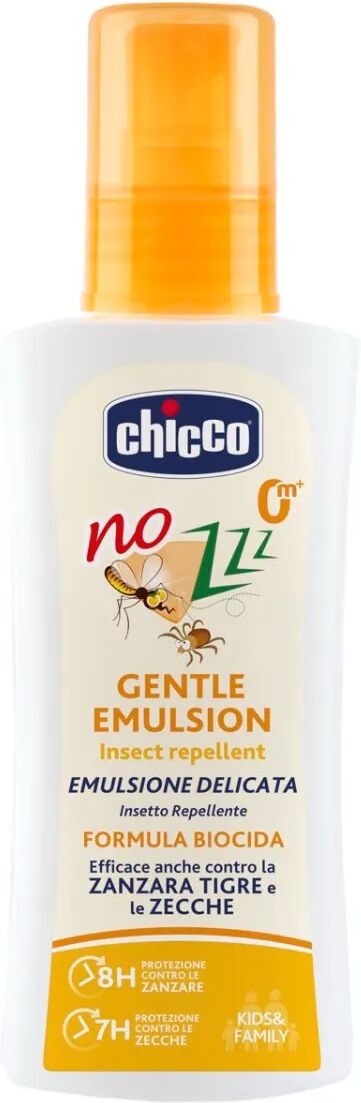 Chicco Nozzz Emulsione Delicata Insetto Repellente Antizanzare Neonati e Bambini 100 ml