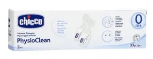 Chicco Physioclean Soluzione Fisiologica Aerosol 33 Flaconcini 2 ml