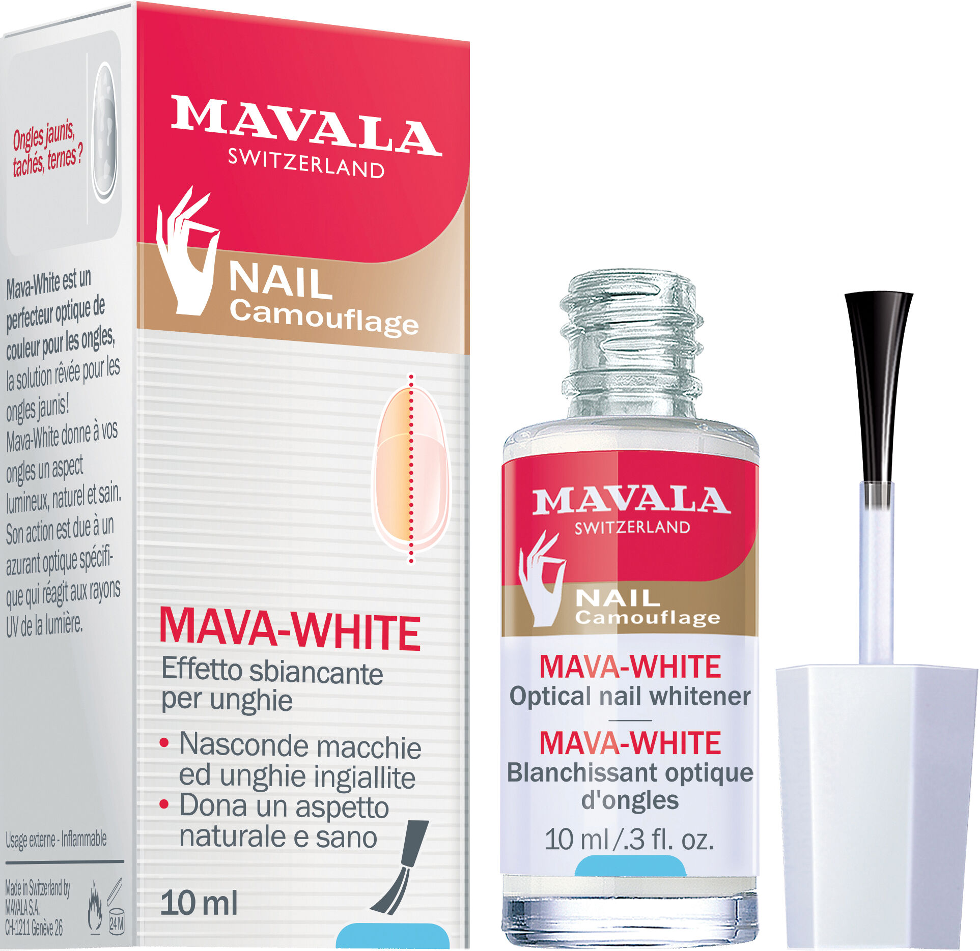 MAVALA ITALIA SRL Mava/white eff sbian un 10ml