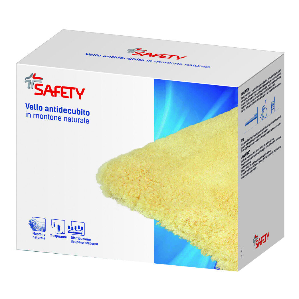 SAFETY Vello antidecubito in materiale naturale comfort