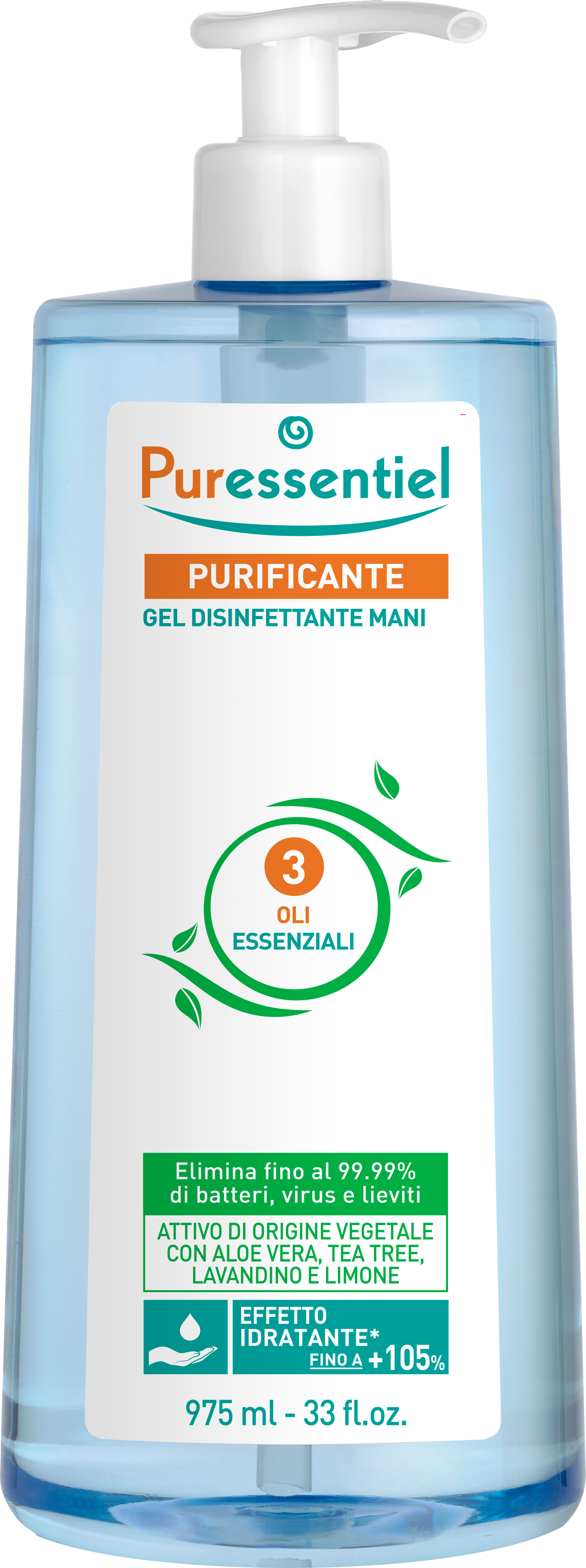 PURESSENTIEL disinfettante mani 975 ml