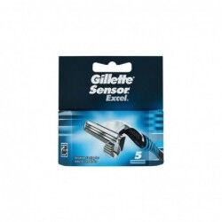 Gillette Sensor excel bilama lame di ricambio 1 confezione da 5 lamette