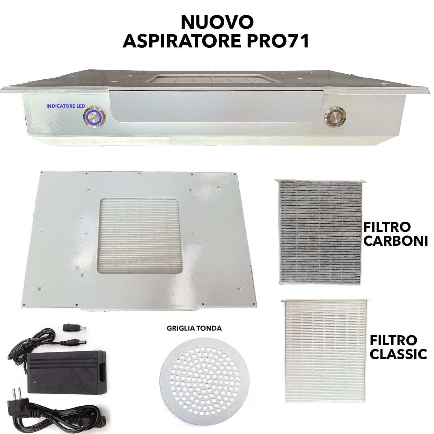 ASPIRATORE 100W CARBONI ATTIVI CON CASSETTO PER TAVOLO MANICURE RICOSTRUZIONE PER ESTETISTE E CENTRO ESTETICO PROFESSIONALE