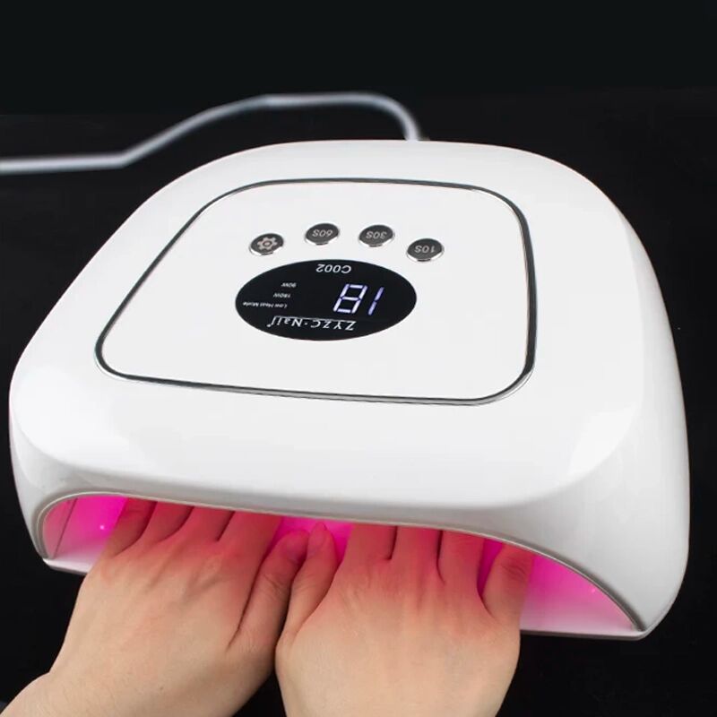 Lampada Led UV manicure per estetista due mani centro estetico professionale luce rosa 180W