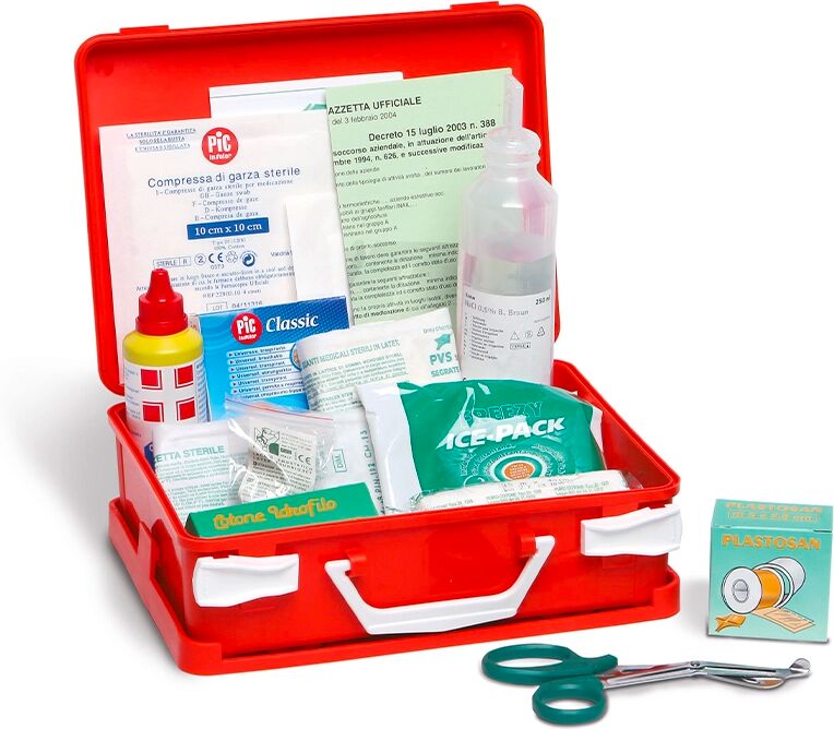 Kit pronto soccorso per centro estetico e parrucchiere