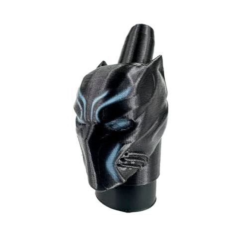 Genérico Black Panther Shisha-mondstuk/shisha-mondstuk/shisha-mondstuk, 3D-druk, premium shisha-mondstuk, accessoires voor Shisha Black Panther