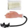 hgnxa Praktijk Hand Flexibele Nail Training Tool Met Verstelbare Stand Realistische Model Voor Manicure Praktijk Acryl Nagels Praktijk Praktijk Hand