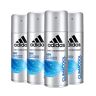 Adidas, Climacool Deospray voor heren, 48 uur frisheid, 4 flessen van 150 ml