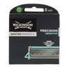 Wilkinson Sword Wilkinson Quattro Titanium Sensitive scheermesjes voor heren, 8 stuks