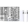 floatofly Nail Art Template Nail Stemping Plaat Kit Tool Decoratief 1