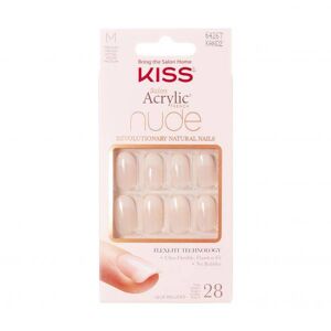 Kiss Nails: Acrylic French Nude Graceful
