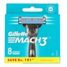 Gillette Mach3, Wkłady do maszynki, 8 szt.