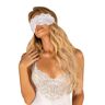 Obsessive Bielizna-Amor Blanco maska na oczy biała O/S   100% ORYGINAŁ  DYSKRETNA PRZESYŁKA