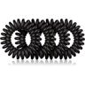 BrushArt Hair Rings elásticos para cabelo Black 4 un.. Hair Rings