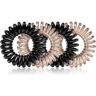 Notino Hair Collection Hair rings elásticos para cabelo black and grey 4 un.. Hair Collection Hair rings