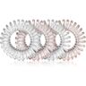 Notino Hair Collection Hair rings elásticos para cabelo clear and nude 4 un.. Hair Collection Hair rings