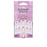 Elegant Touch Luxe Looks nails with glue short stiletto limited ed #ultra violet