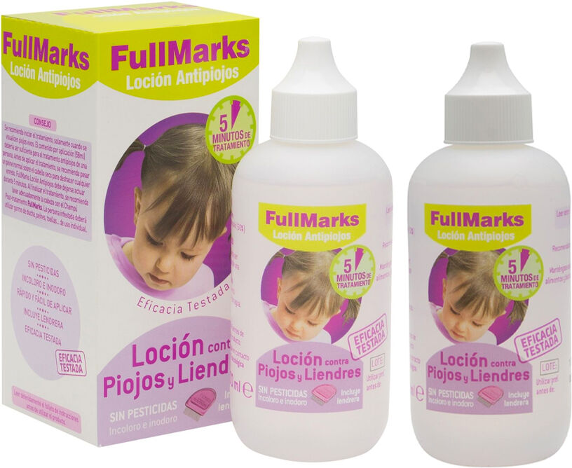 Fullmarks Loção Anti-Piolhos e Anti-Lêndeas 2x100ml