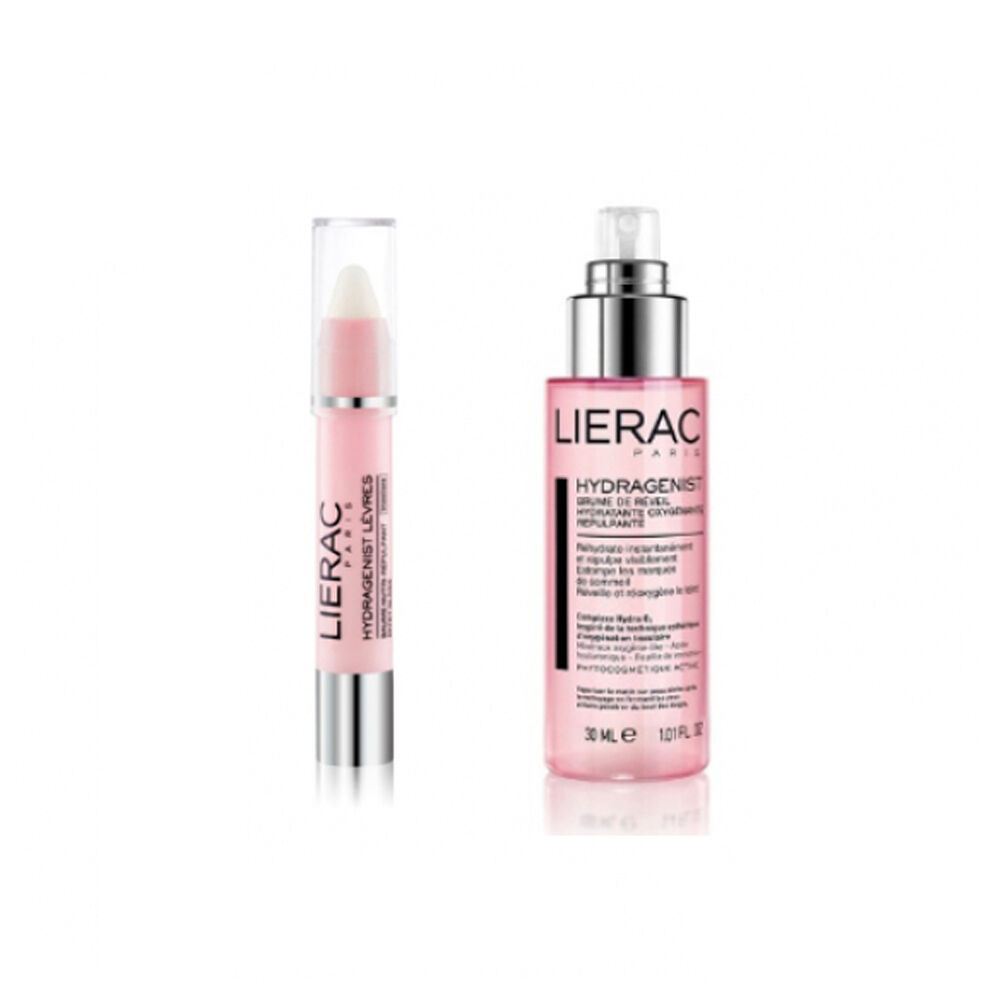 Lierac Hydragenist Bálsamo Labial Rose 3g + Bruma Energizante Hidratante 30ml