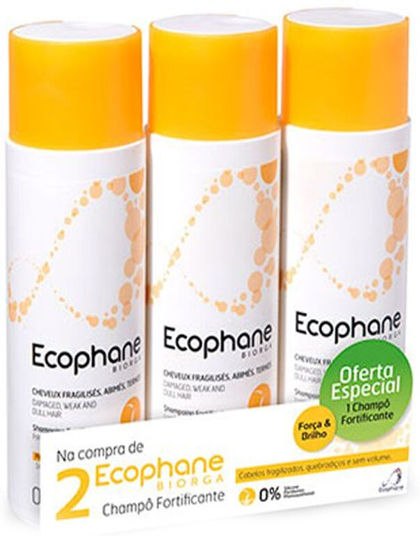 Ecophane Champô Fortificante 3 x 200ml