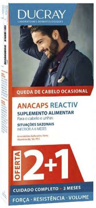 Ducray Anacaps Reactiv Fortificante 3x30 Capsulas